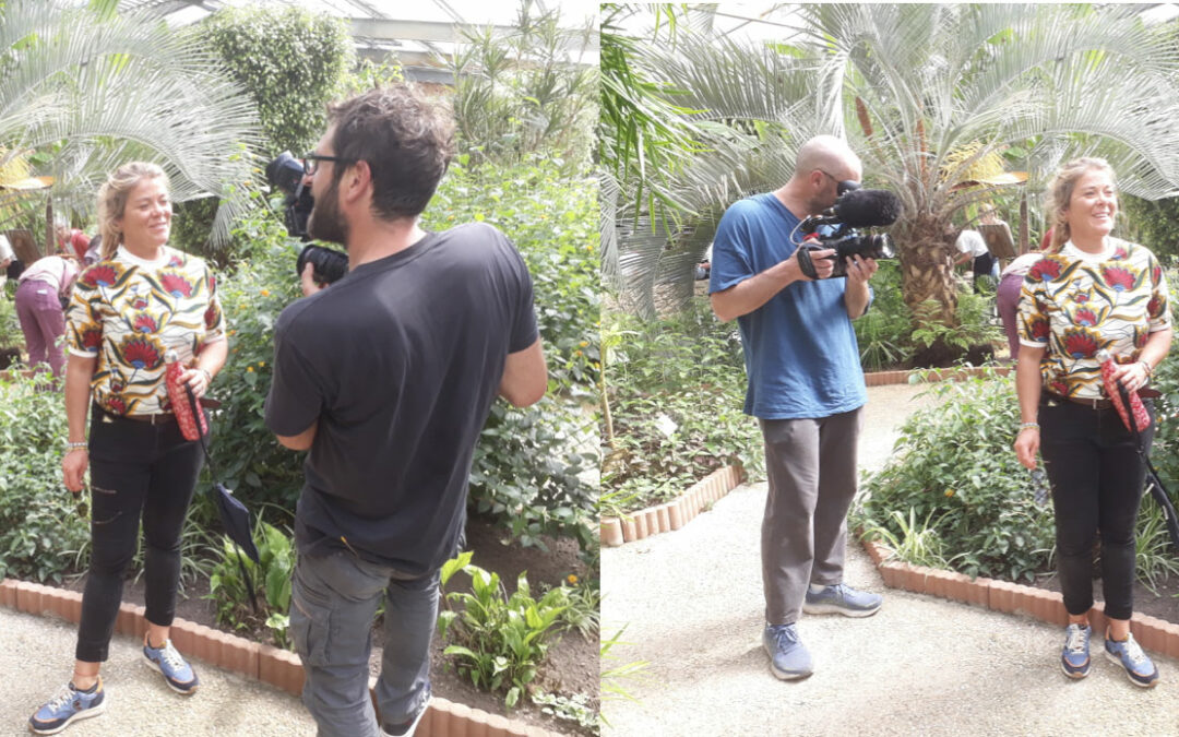 France 3 Pays de la Loire en tournage à l’Ile aux Papillons